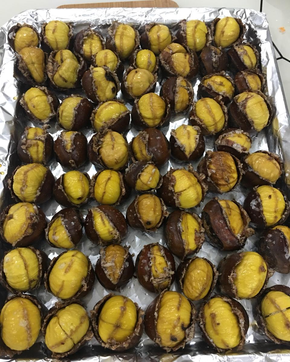 糖烤栗子（清甜版的烤箱“糖炒板栗”）