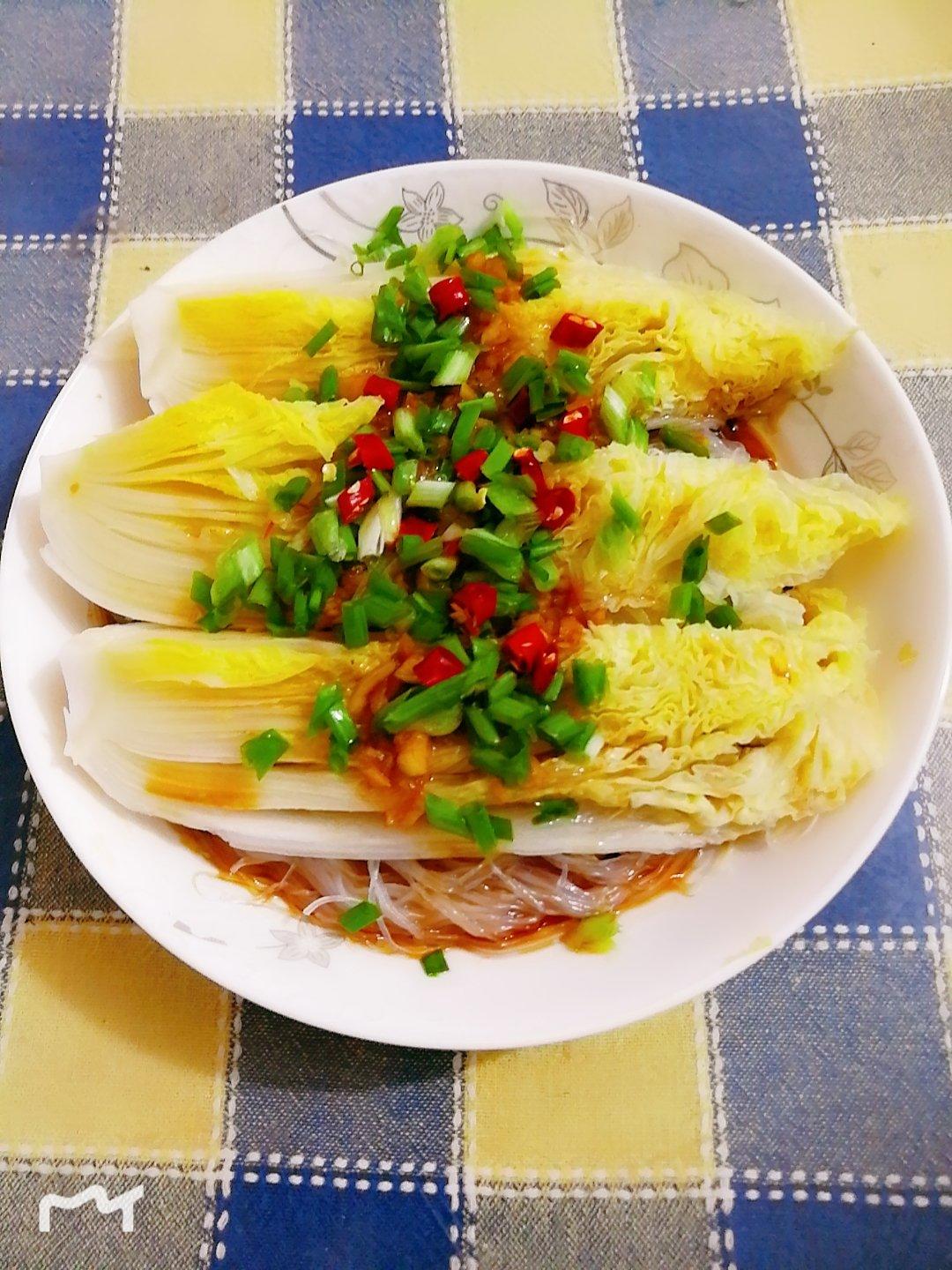 蒜蓉粉丝蒸娃娃菜