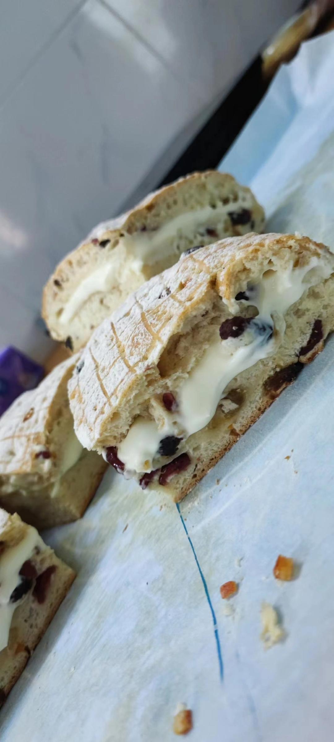 面包｜复刻ole法式忌廉芝士面包