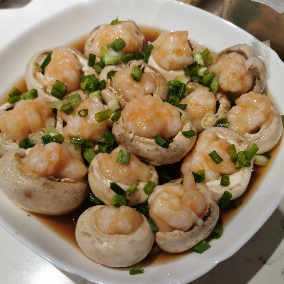 虾滑酿口蘑  <302小厨房>