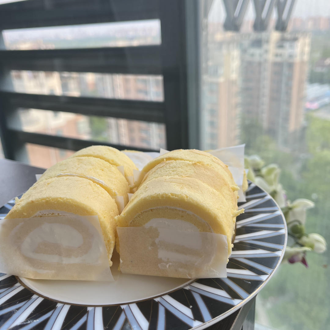 原味基础蛋糕卷(小五卷)