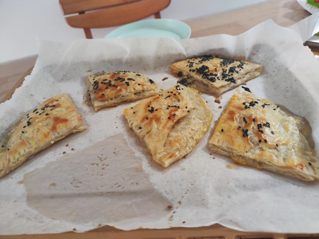 手抓饼香蕉派