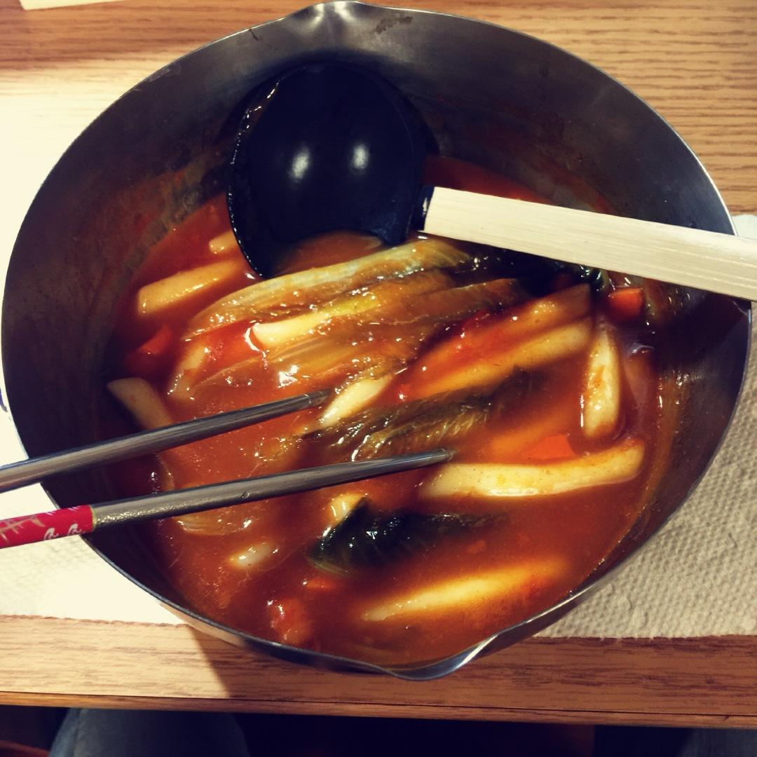 正宗韩国泡菜年糕方便面