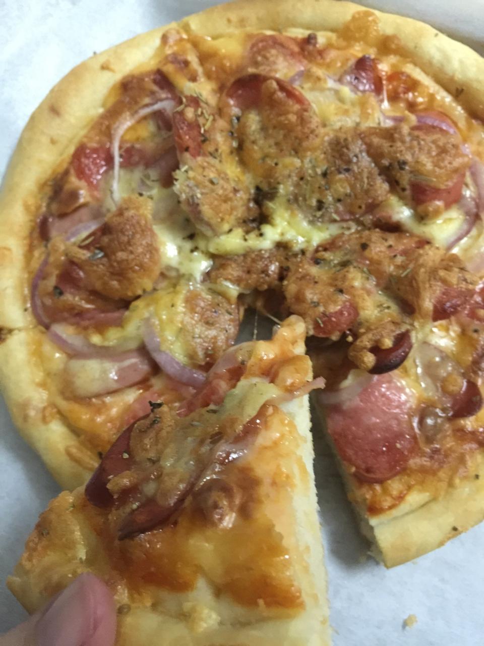 8寸纯手工什锦披萨