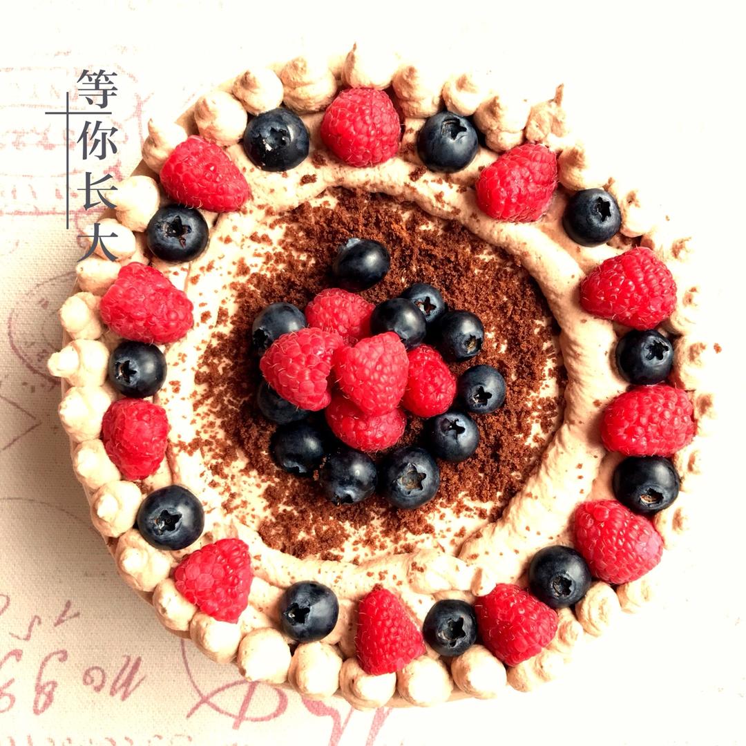 盐味摩卡奶油蛋糕/喜欢海盐摩卡的, 不妨一试。/「海绵及其衍生」烘焙视频蛋糕篇5