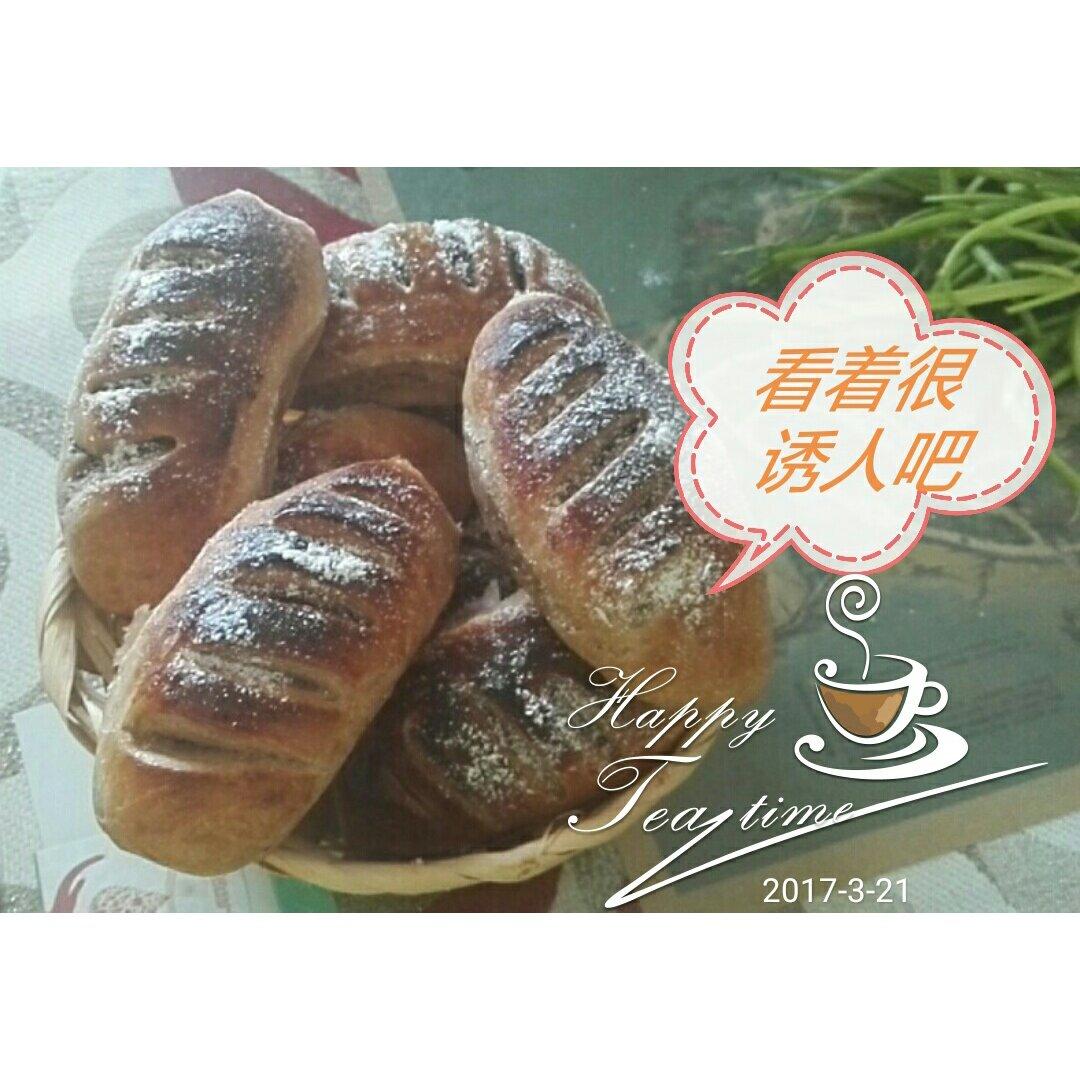 欧式红豆面包