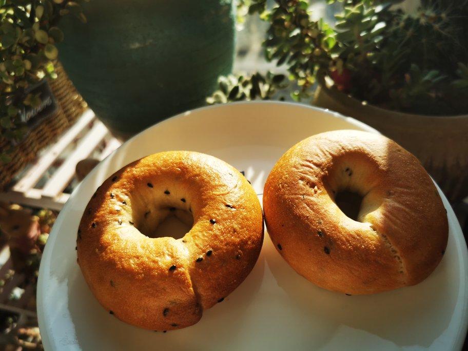 原味贝果🥯/黑芝麻贝果🥯