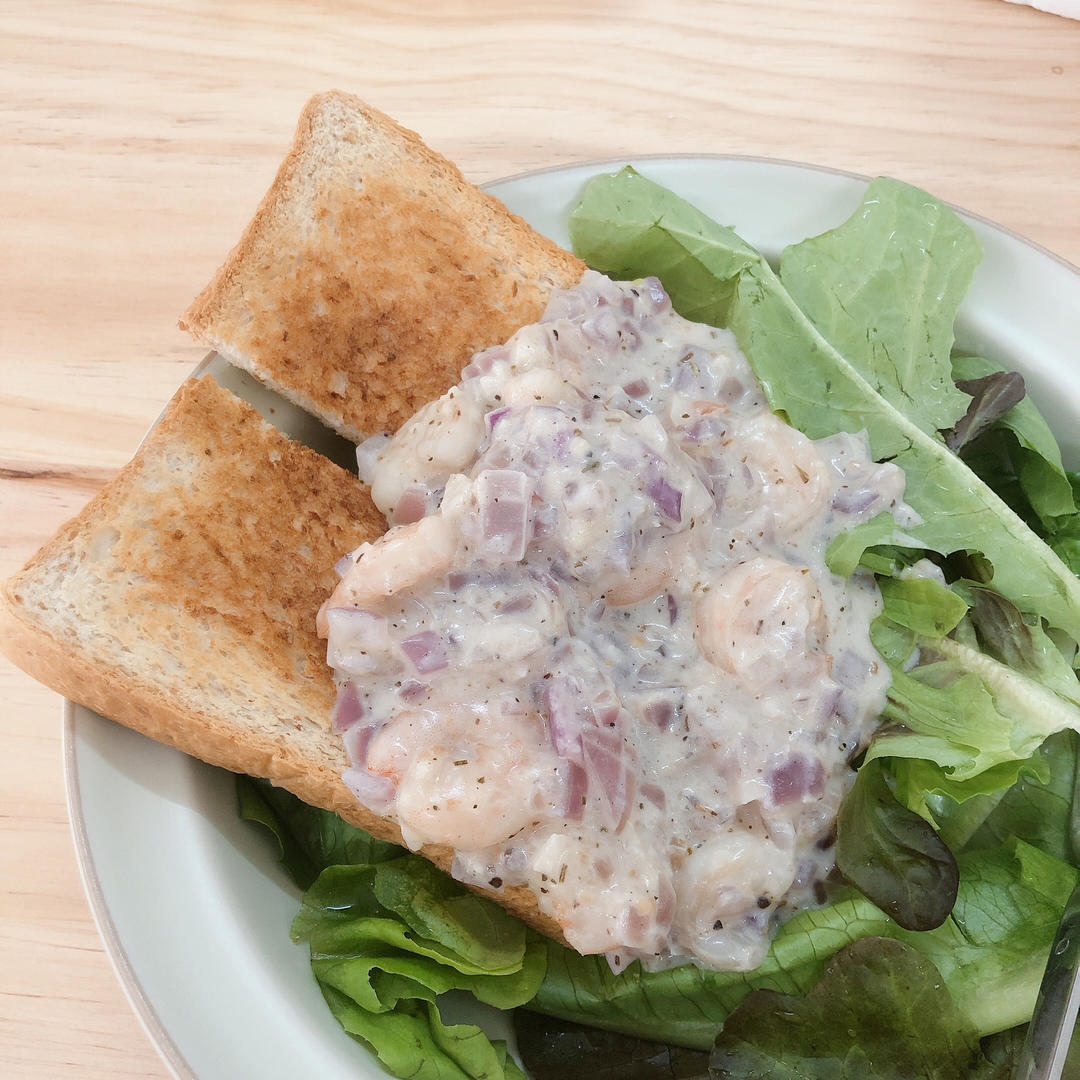 超经典西餐料理‼️一口爱上❤️欧芹蒜香奶油虾