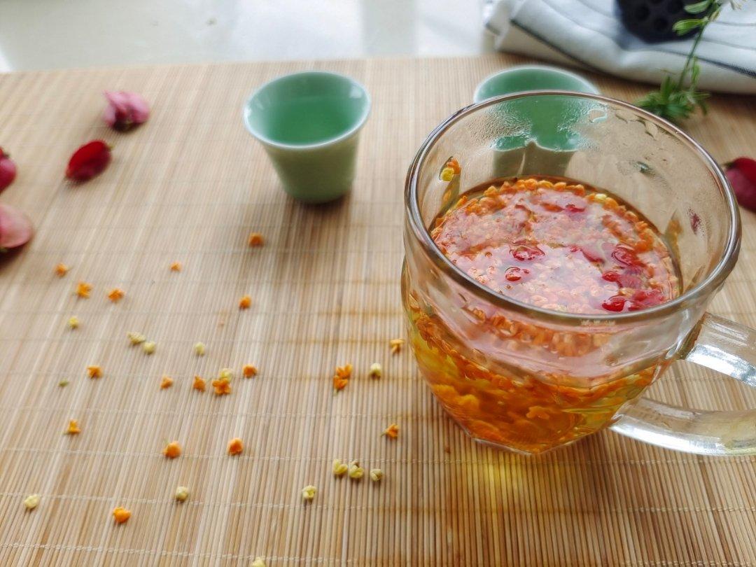 蜂蜜桂花茶