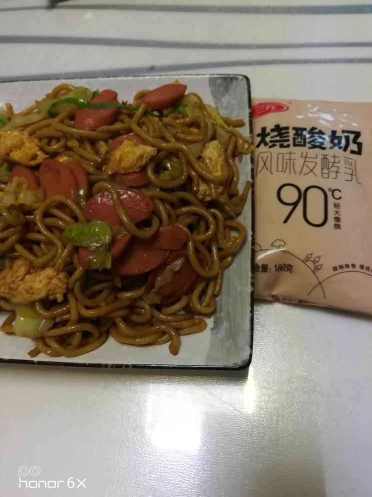 快手早餐之炒面的做法