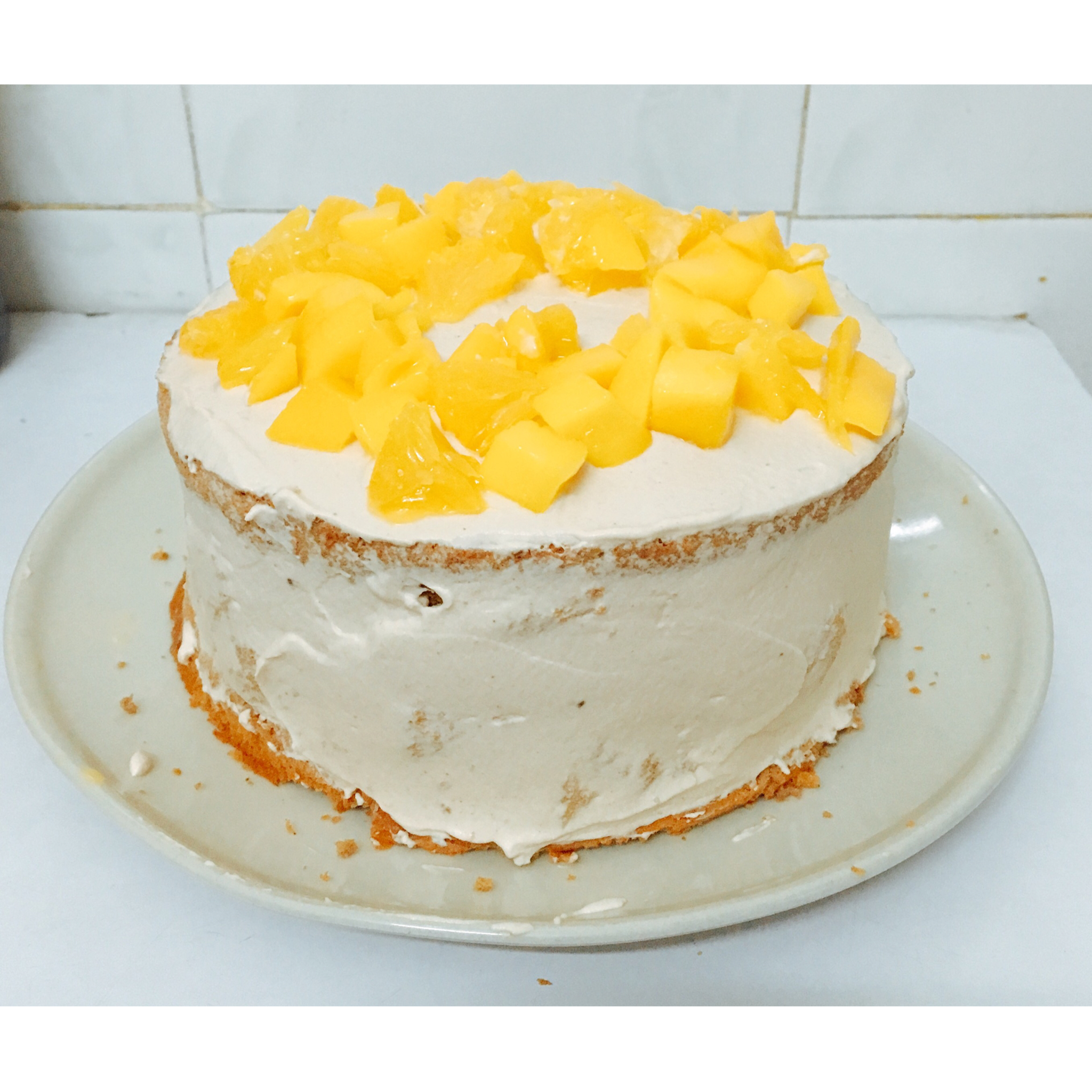 史上最好吃的摩卡戚风蛋糕7寸！！