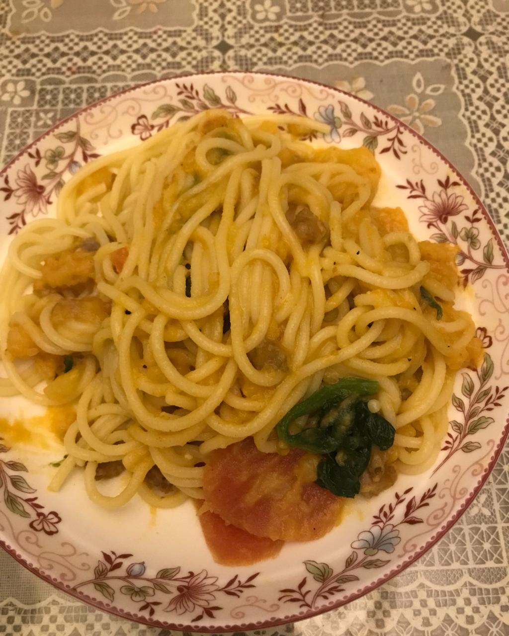 冬季-紫陌做的超简单土豆意大利面