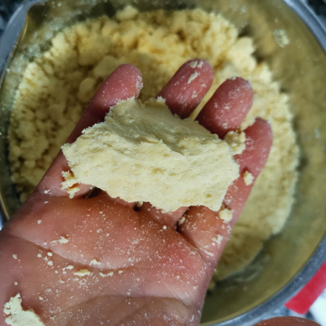 低脂纯素——大黄米粉蒸糕的做法 步骤3