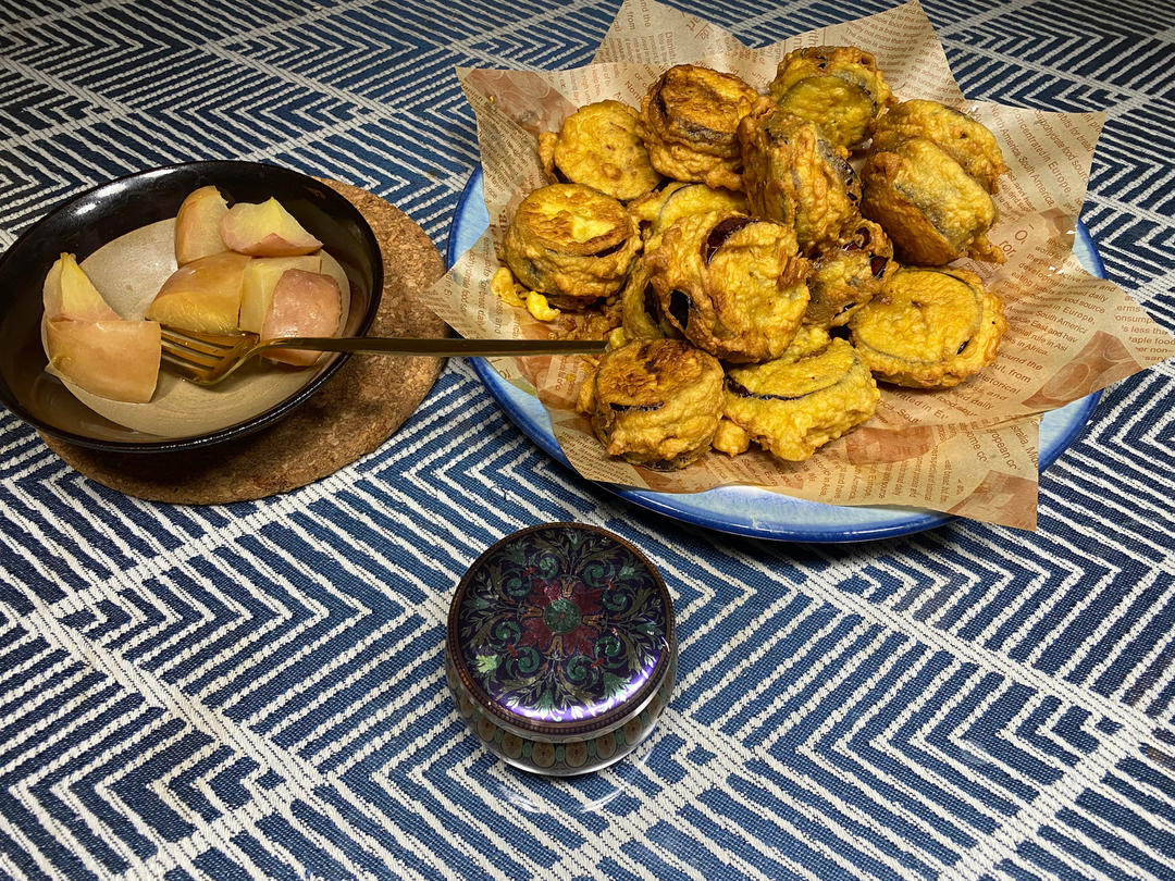 酥炸茄盒￨外酥里嫩