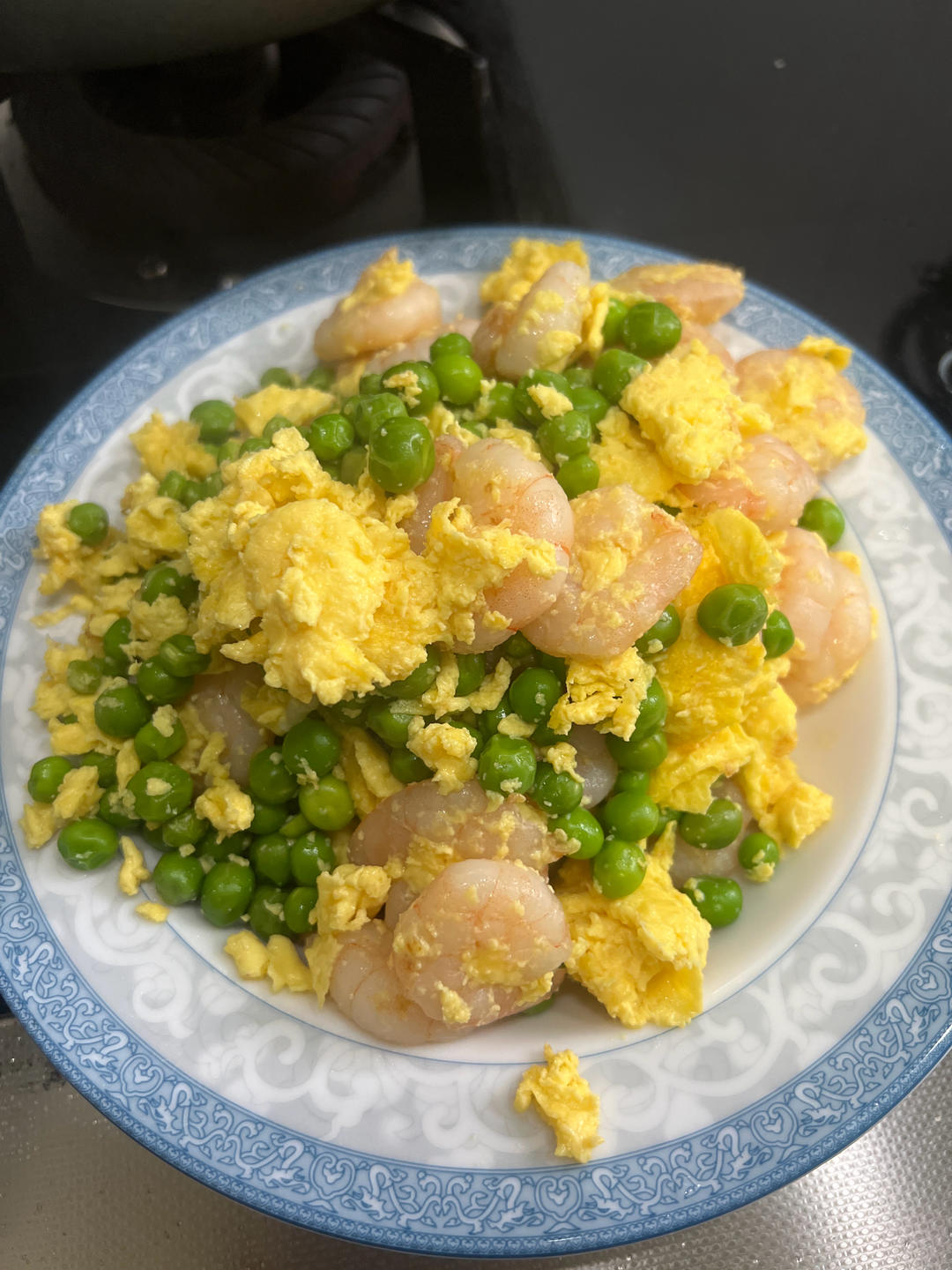 低脂豌豆虾仁滑蛋