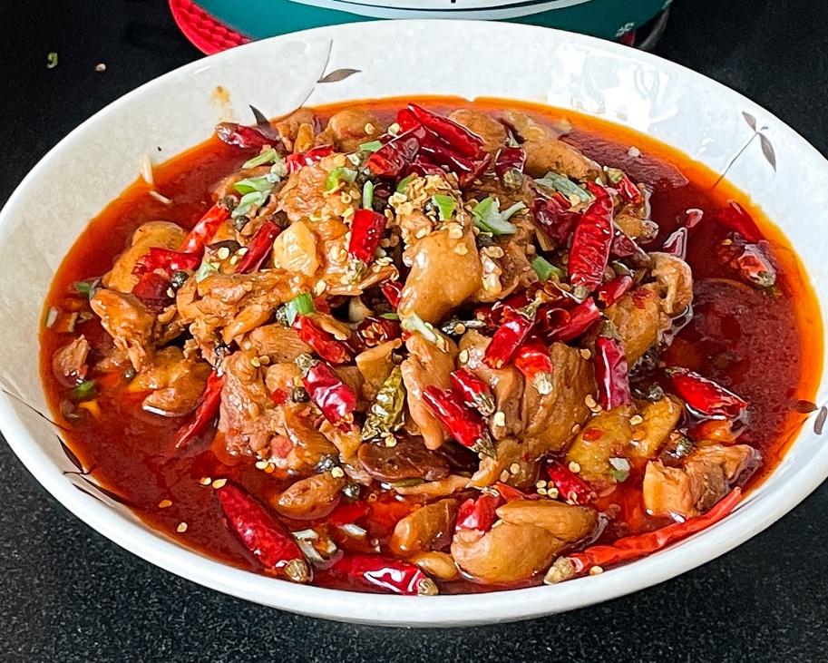 麻辣水煮鸡的做法 步骤16