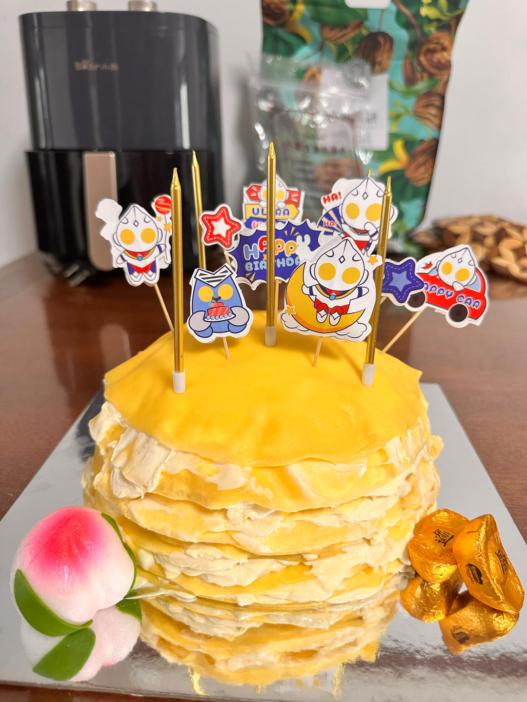 榴莲千层（超软糯蛋皮配方٩( ᐛ )و