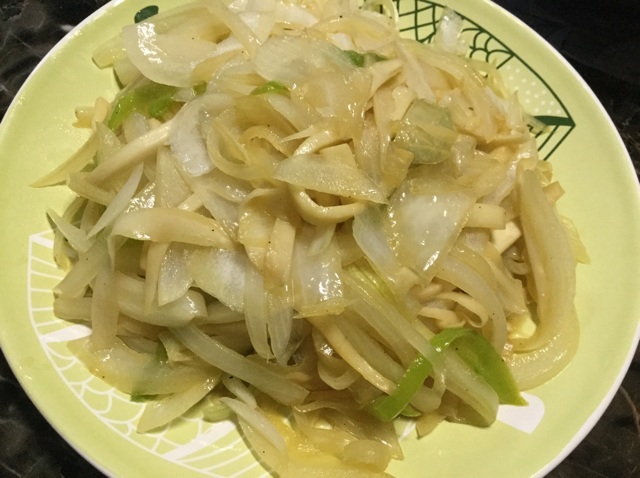 洋葱遇到杏鲍菇