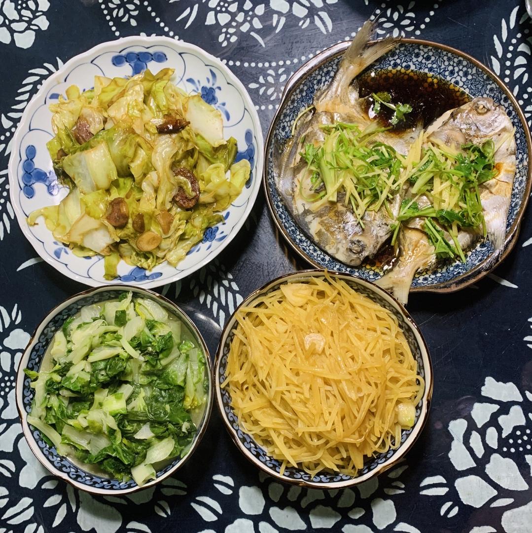 清蒸鲳鱼