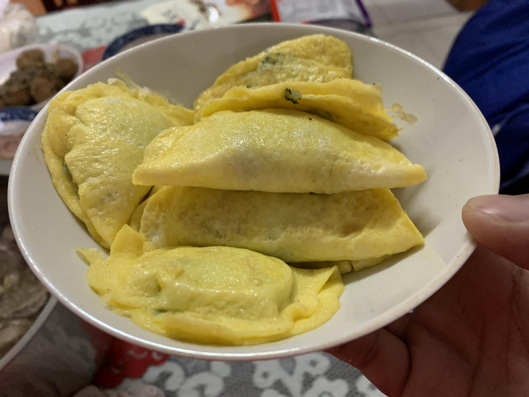 蛋饺（平底锅版)