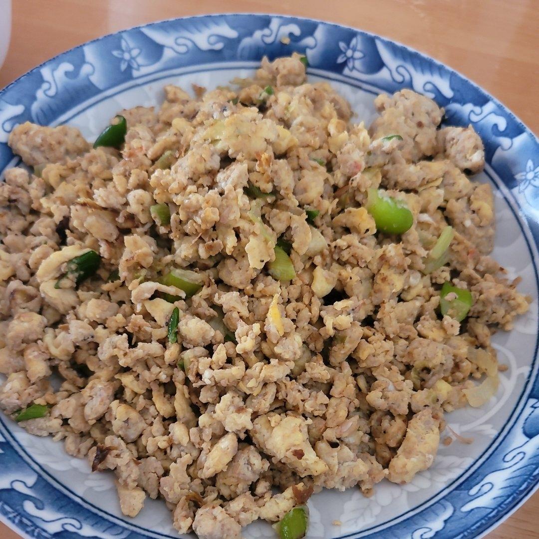 虾酱炒鸡蛋