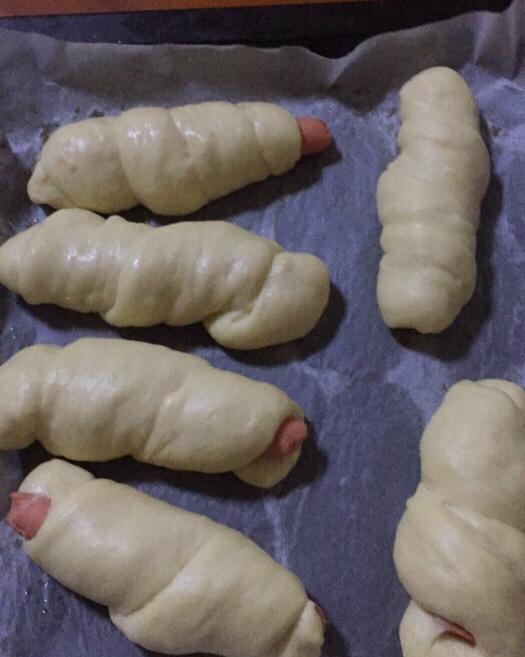 热狗面包卷