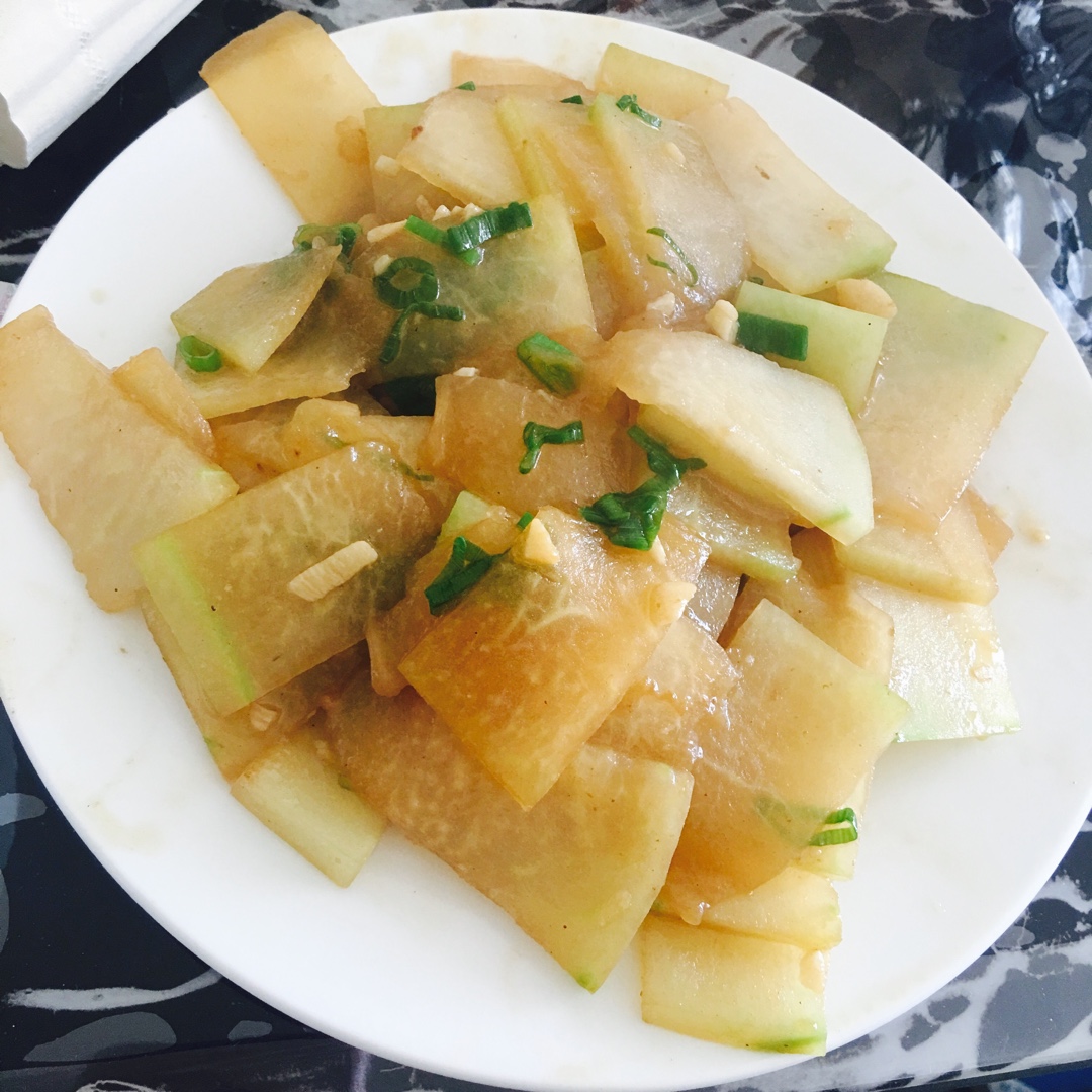 素炒冬瓜