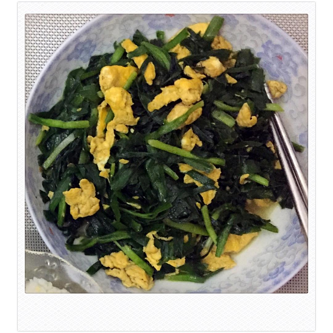 韭菜炒鸡蛋