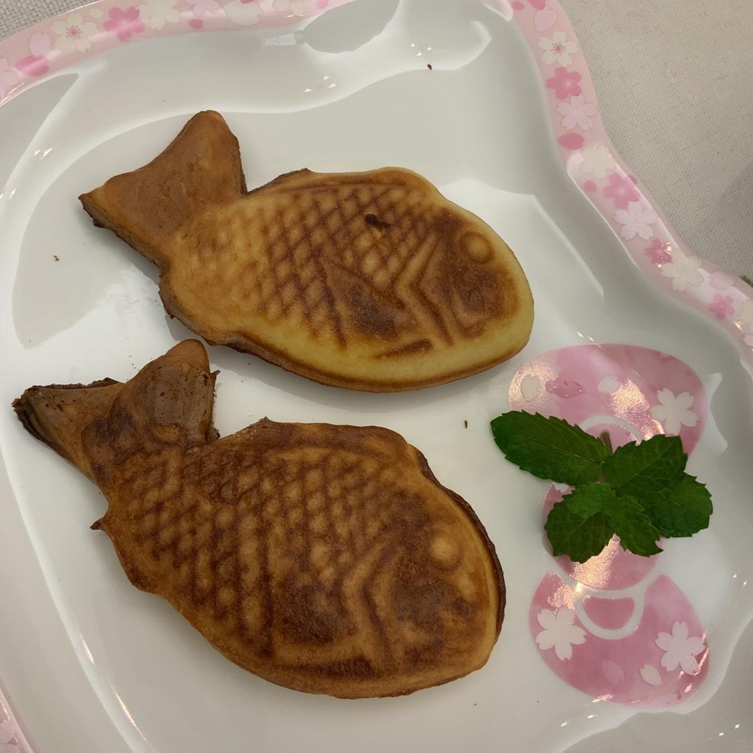 蜂蜜红豆麻薯鲷鱼烧—Kenwood松饼机