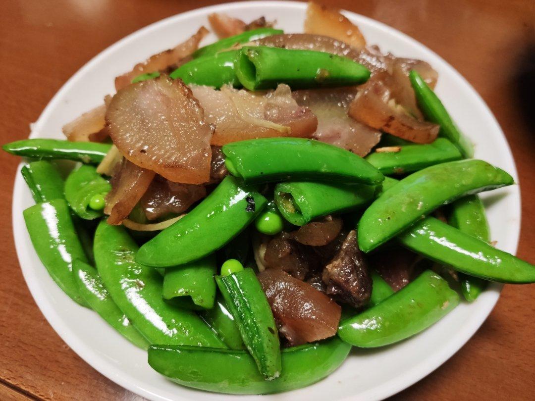 甜豆炒腊肠