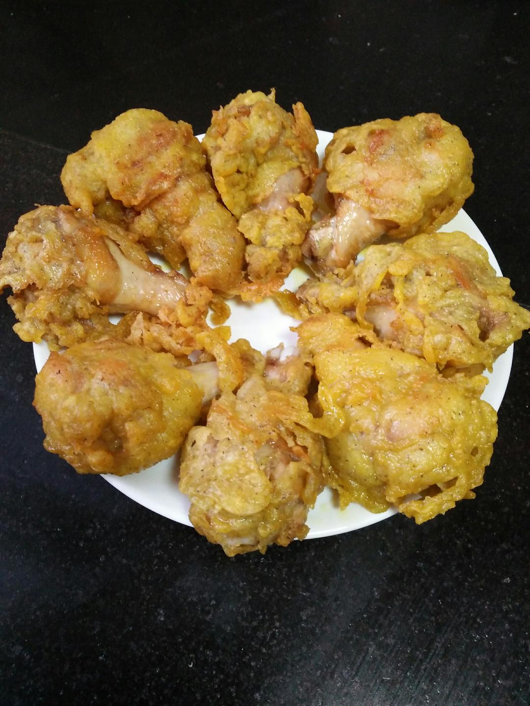 心有坚毅做的香酥炸鸡腿