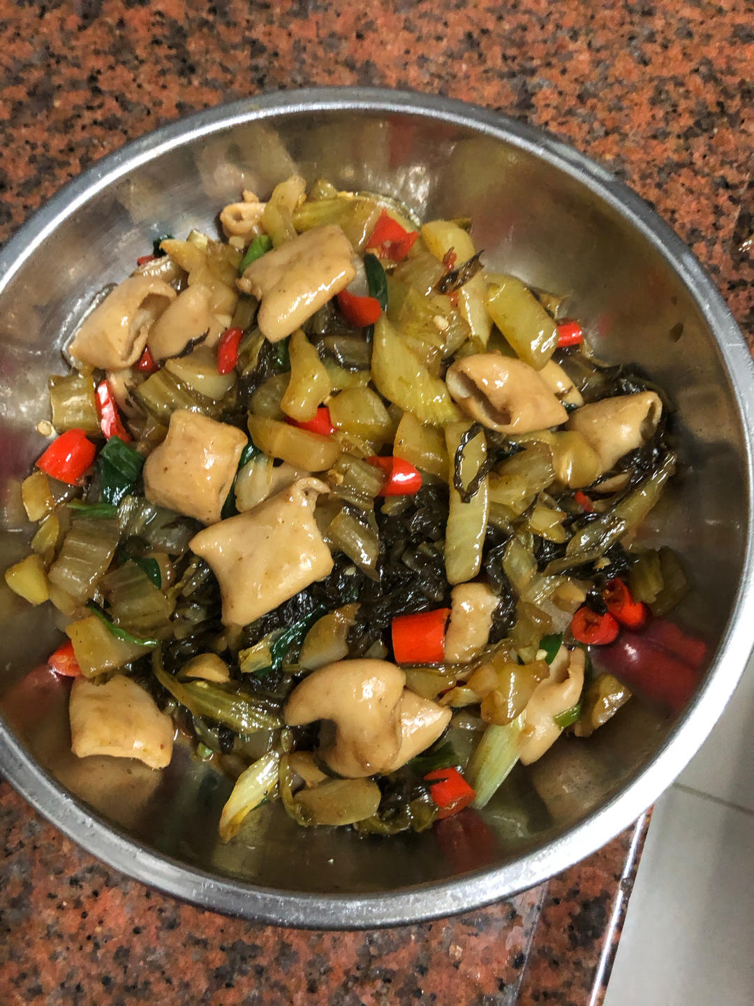 酸菜炒大肠