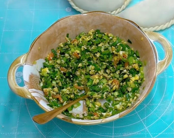 韭菜盒子（烫面）的做法 步骤2