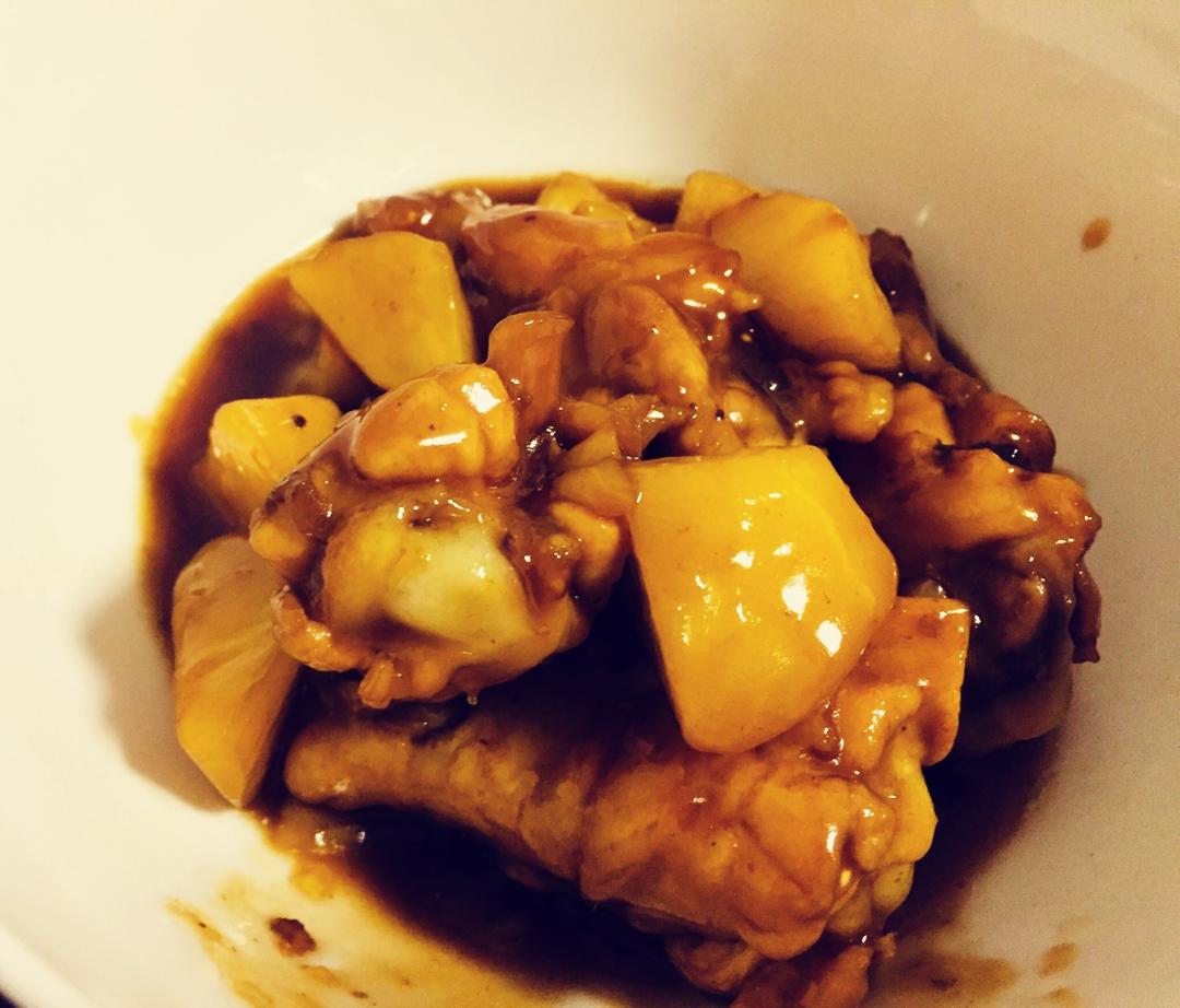 鸡翅根炖土豆
