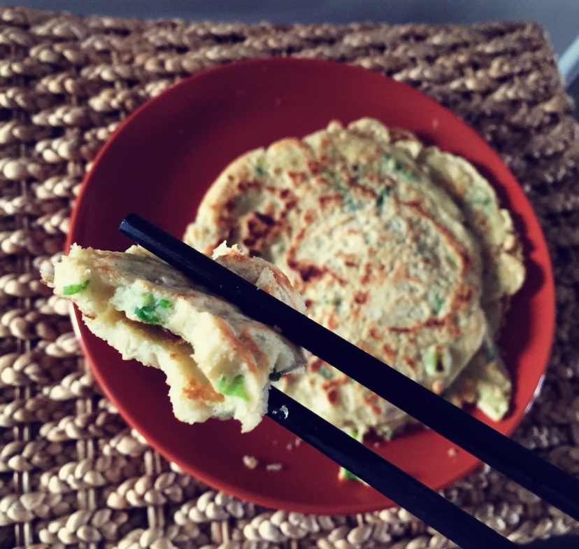 葱香鸡蛋饼