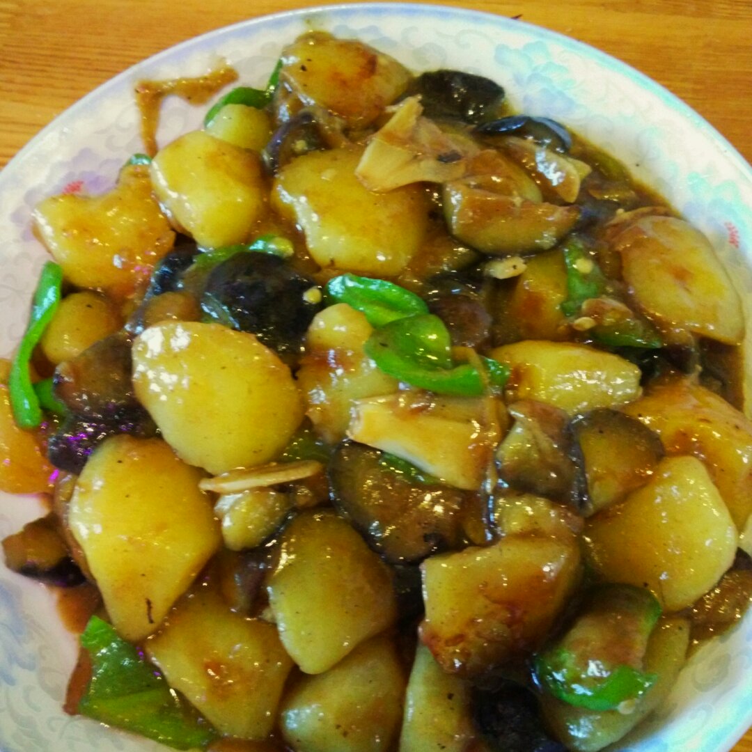红烧茄子土豆