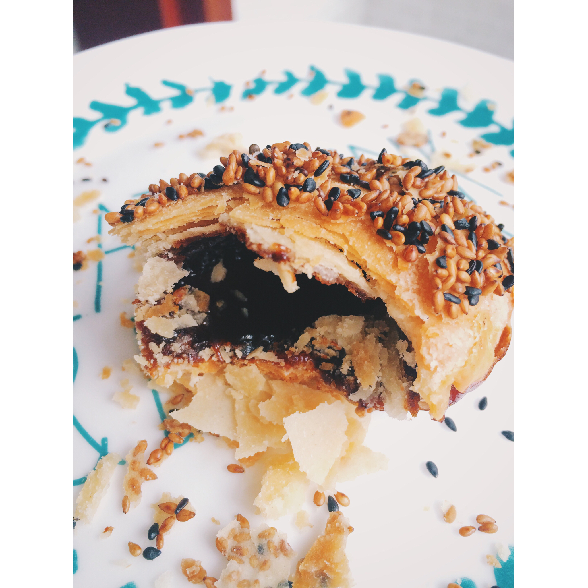 会掉渣，会爆浆的红糖烧饼