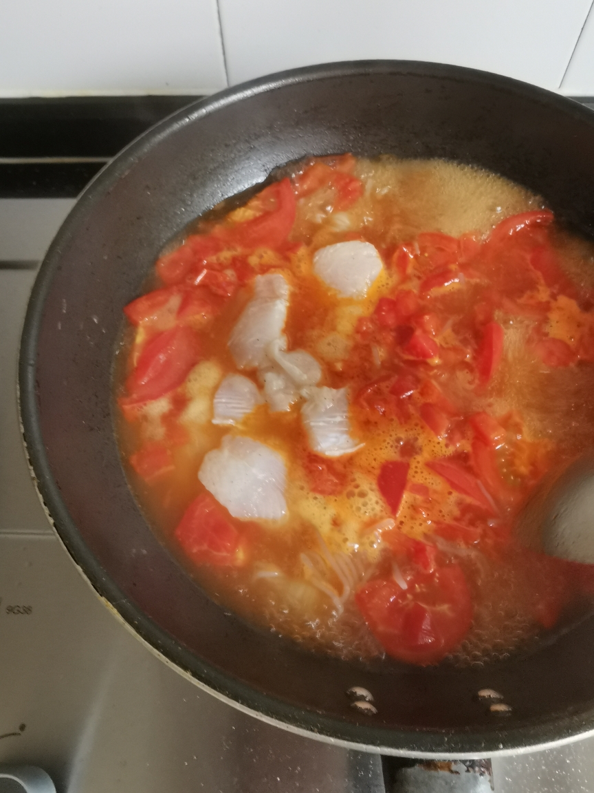 懒妈妈之营养多汁的番茄龙利鱼的做法 步骤8