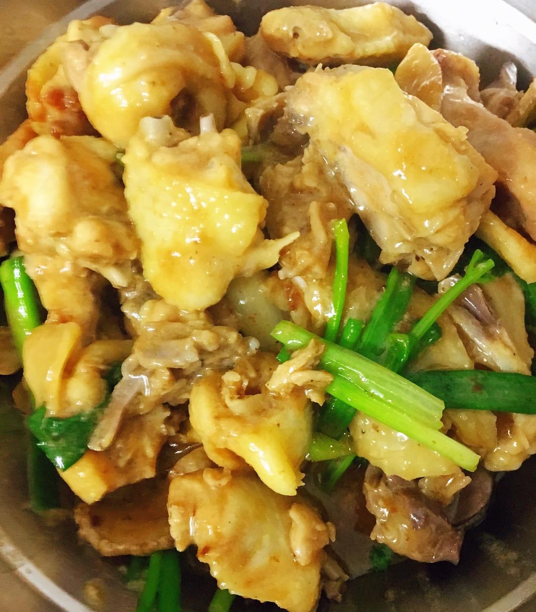 猫咪宝贝on_no做的姜葱焗(炒)鸡