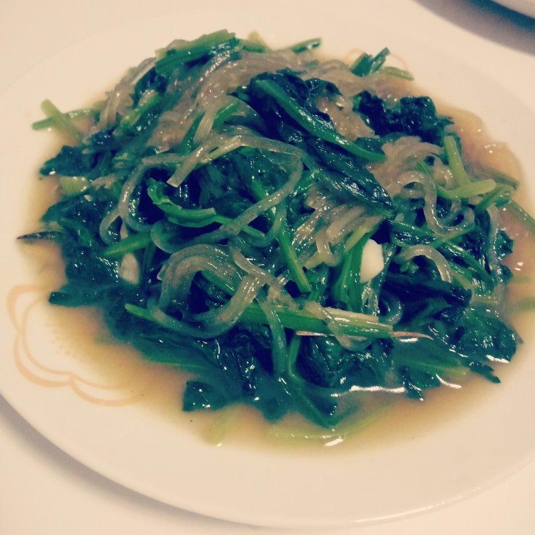 菠菜炖粉条