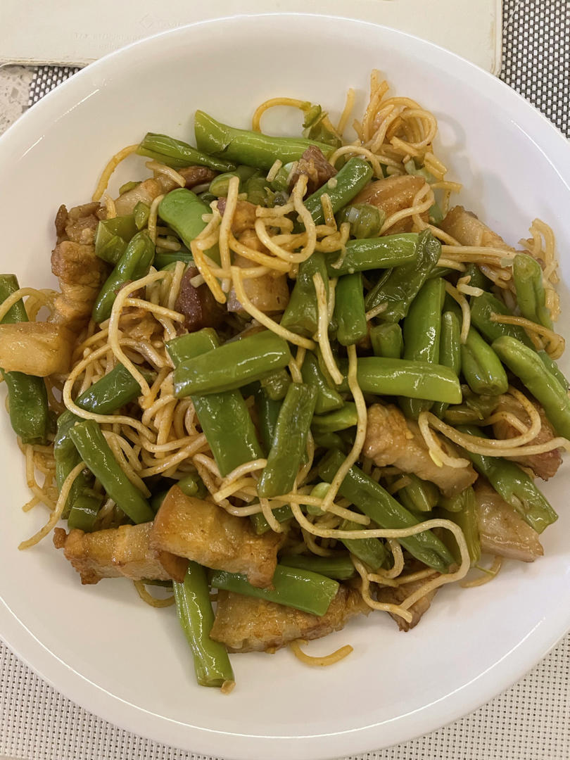 地道老北京扁豆焖面 豆角焖面 太好吃小心吃撑哦