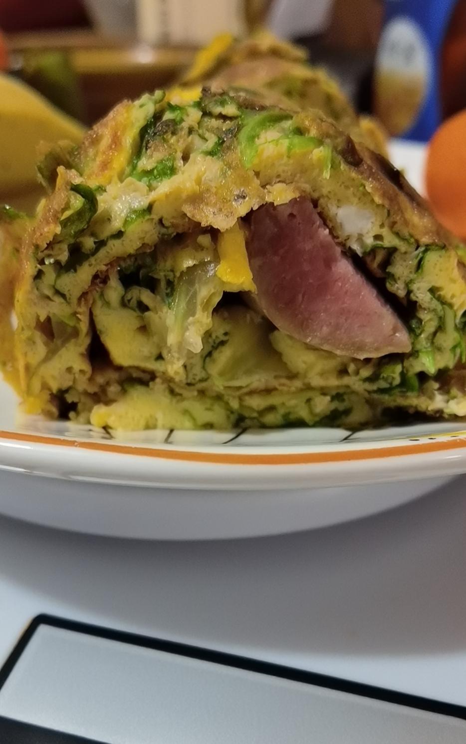 清爽低脂生菜鸡蛋卷