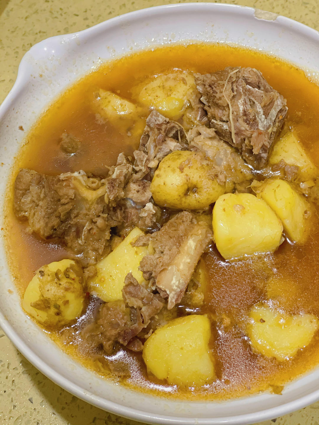 小美土豆烧排骨