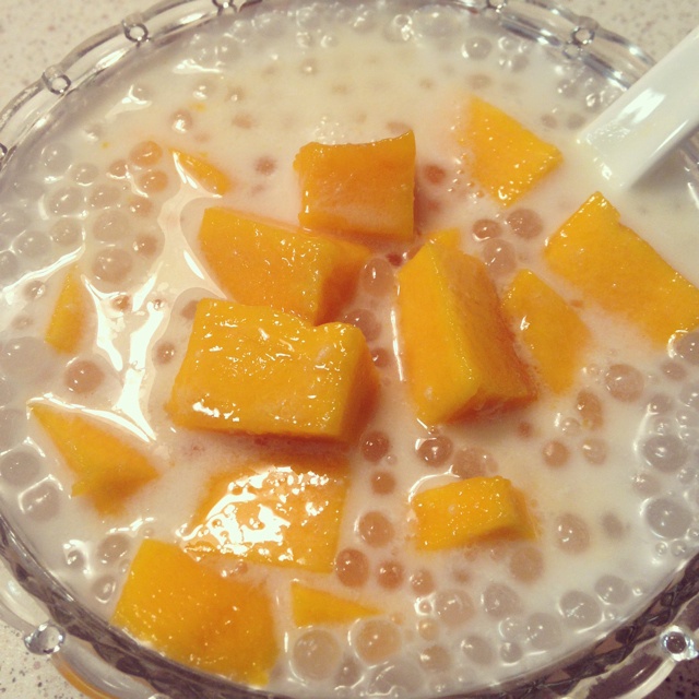 芒果椰汁西米露