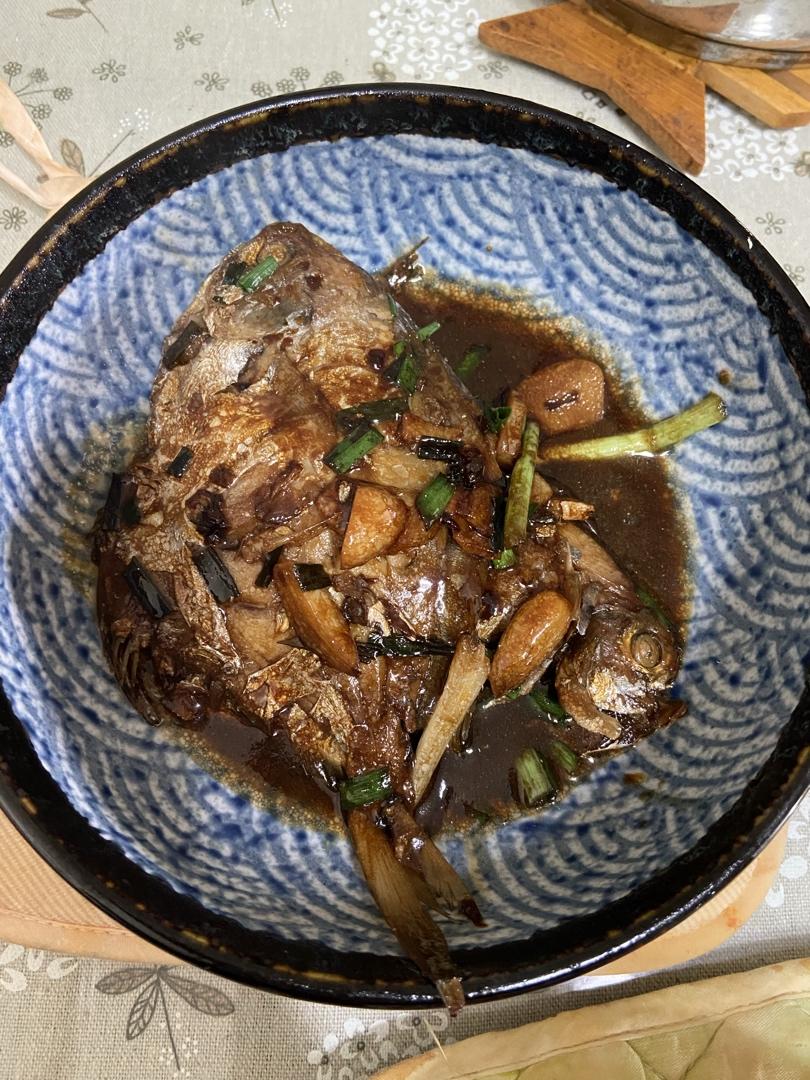 家常红烧鲳鱼