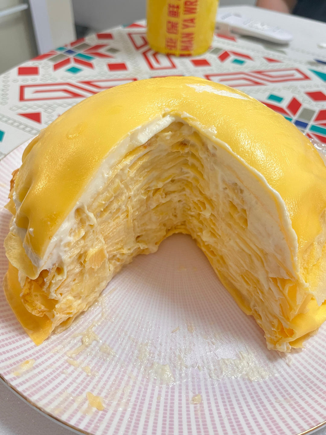 新手零失败，榴莲千层😜