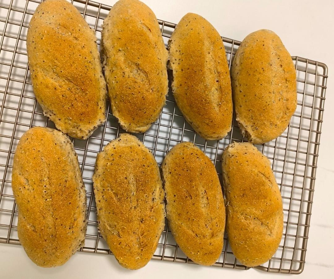 奇亚籽全麦主食餐包