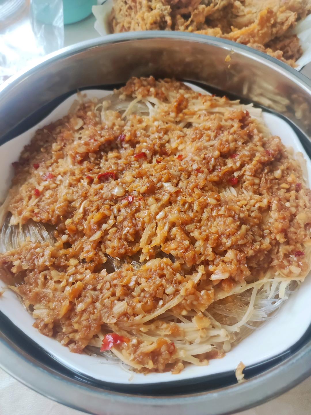 超级下饭的蒜蓉金针菇！好吃到爆