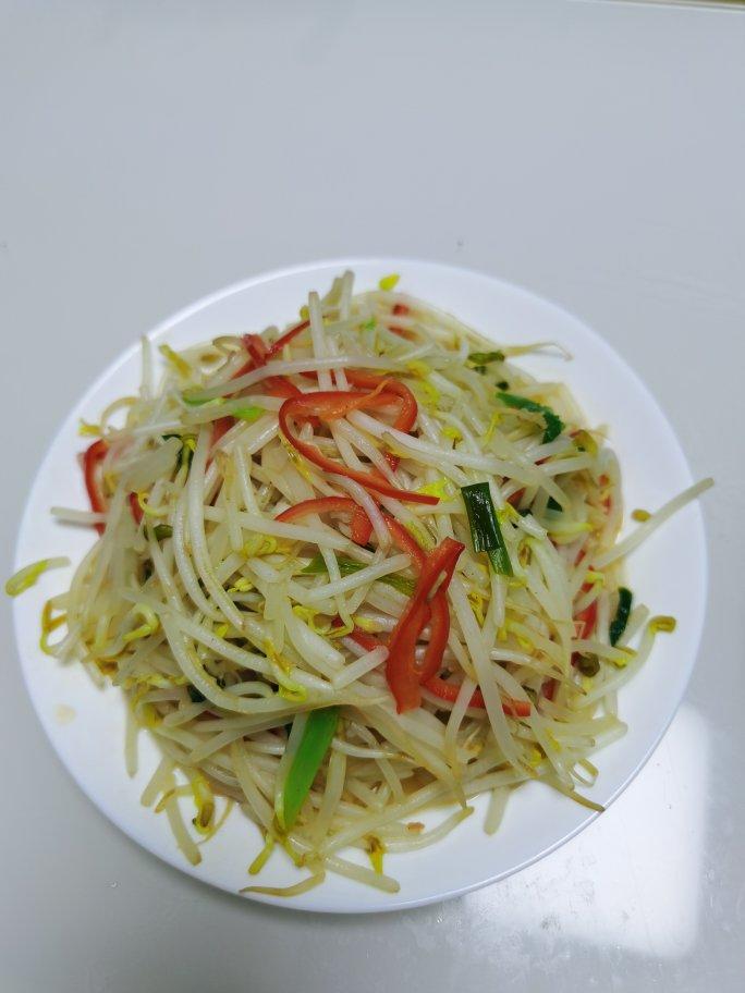 酸爽的醋溜豆芽