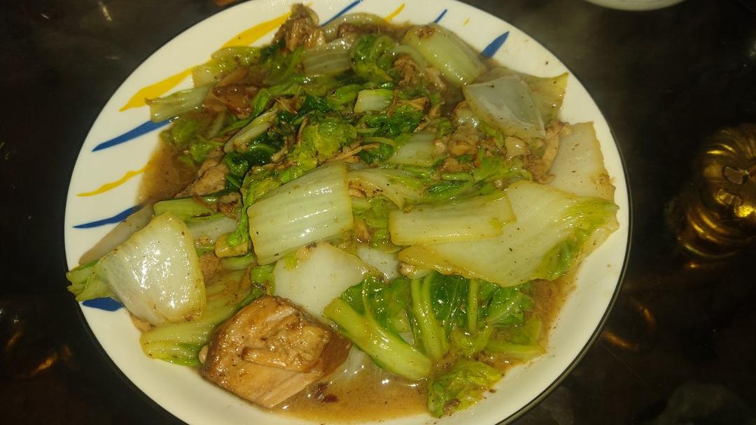 猪肉烩白菜